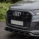 Front Splitter Lip For Audi SQ7 MK2 Facelift 2019+ / Audi Q7 S-Line MK2 Facelift 2019+