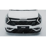 Front Splitter Lip In Gloss Black For Kia Sportage MK5 GT Line 2021-2025