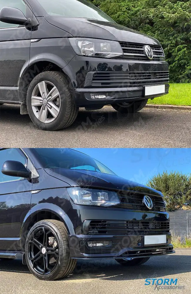 Front Sport-line Bumper Extension For Vw Transporter T6 - 2015 - 2024