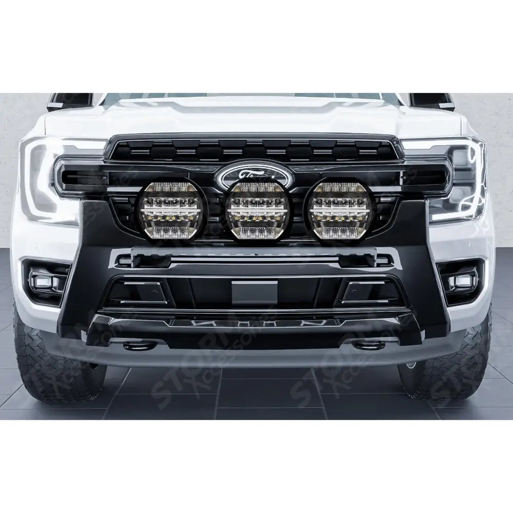 Front Spotlight Mount Bracket Bar Black Choose Lazer Lamps For Ford Ranger Next Gen 2023+