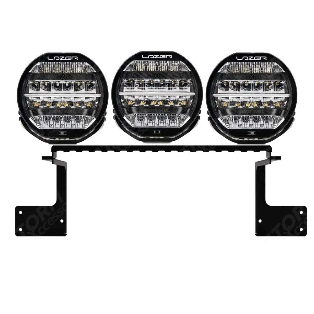 Front Spotlight Mount Bracket Bar Black Choose Lazer Lamps For Ford Ranger Next Gen 2023+