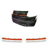 Front Upper 2 Piece Clip In Grille Streamer Choose Colour For Vw T6 Transporter 2015-2019 Orange