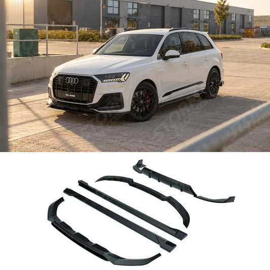 Full Aero Kit in Gloss Black For Audi Q7 S LINE 4m 2019+