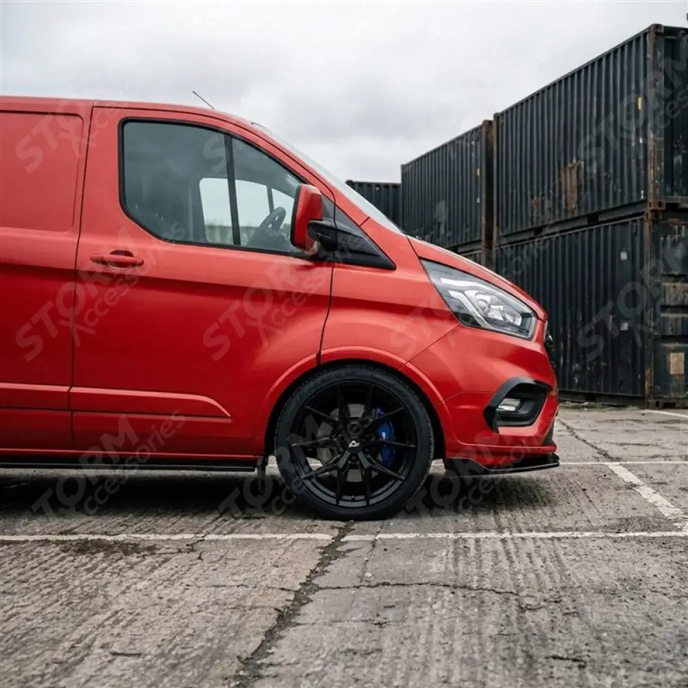 Full Aero Kit in Gloss Black For Ford Transit Custom Mk1 Facelift 2017-2023