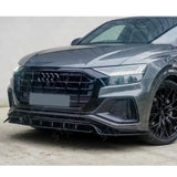 Full Aero Low Line Kit In Gloss Black By Risper Styling For Audi Q8 S Line 2018-2023