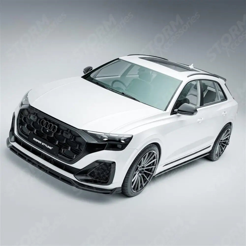 Full Aero Low Line Kit In Gloss Black For Audi Q8 S-Line 2023+