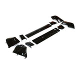 Full Exterior Moulding Set (10pc) In Gloss Black For Land Rover Defender L663 90 2020 On
