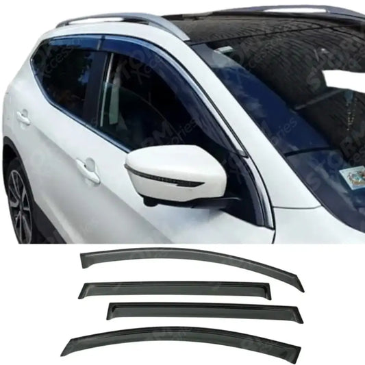 Genuine Wind Deflectors External For Nissan Qashqai 2014+ - Wind Deflectors