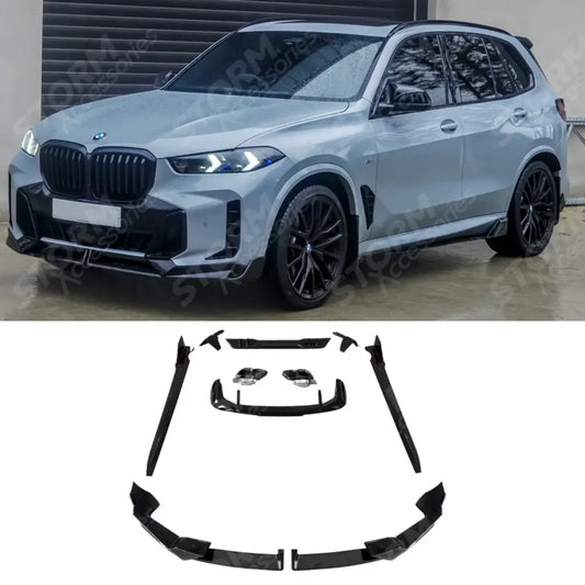 Gloss Black Aero Kit By Risper For Bmw X5 G05 Lci 2023+