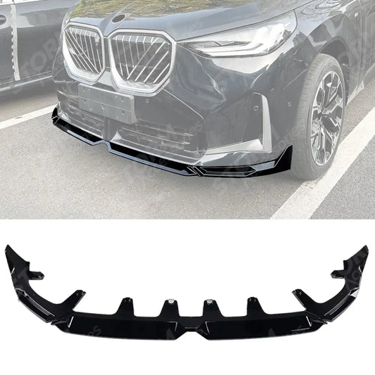 Gloss Black For BMW X3 G45 2025+ M Sport Front Splitter In
