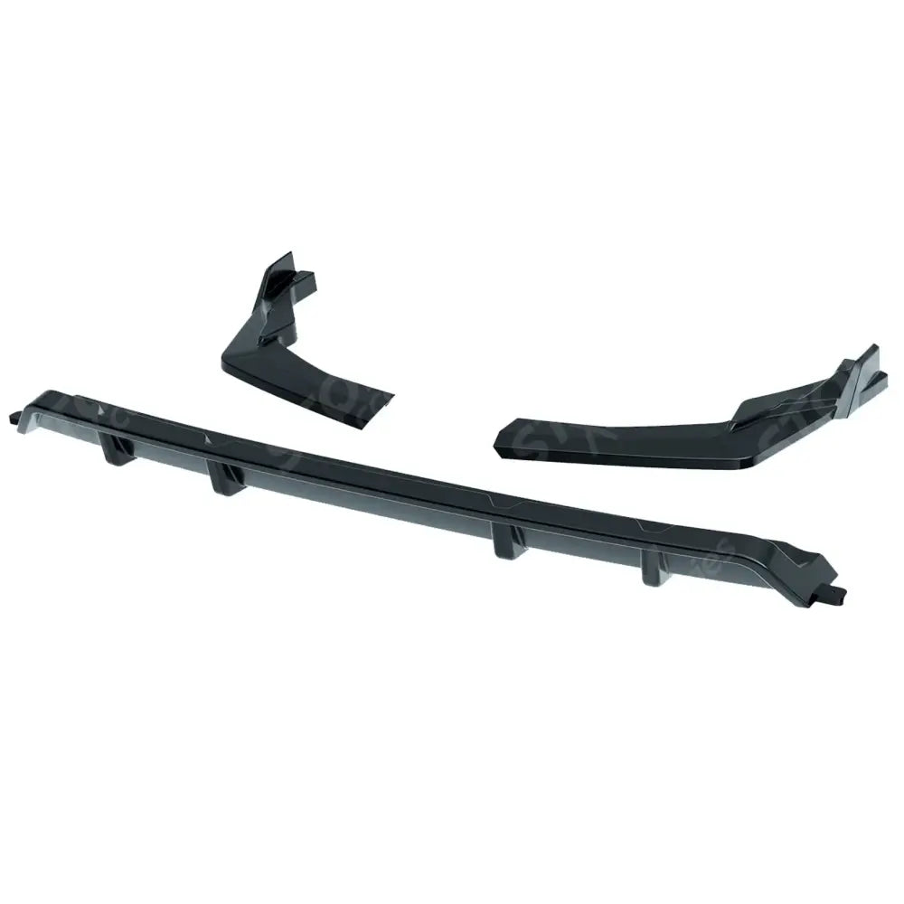 Gloss Black Rear Diffuser & Side Splitters For Audi Q8 S Line 2023+