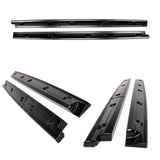 Gloss Black Side Skirt Splitters For Ford Transit Connect SWB 2024+