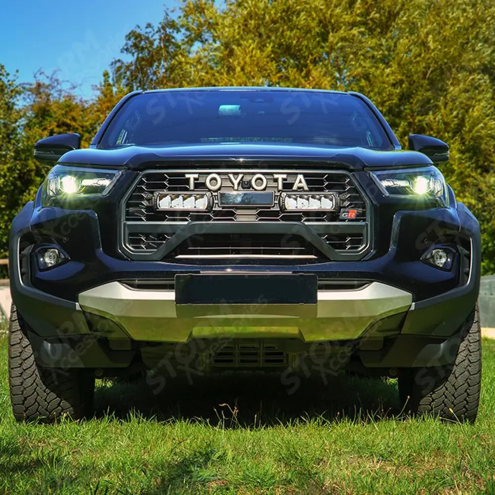 Grille Kit For Toyota Hilux GR Sport (2024+) Triple-R 750 Elite Lazer Lamp