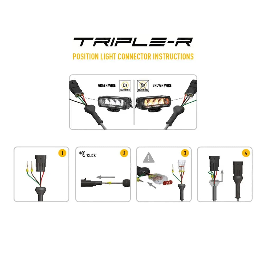 Grille Kit Triple R 750 With Side Lights For Volkswagen Amarok (2023+) Lazer