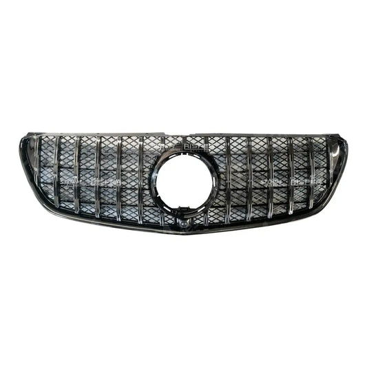 Gt Front Grille Gloss Black For Mercedes Viano W447 Pre Facelift 2016-2019