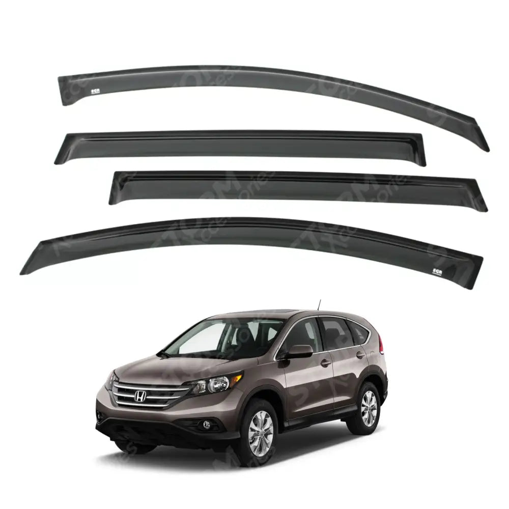 Honda CRV 2012-2015 EGR Quad Wind Deflectors - External Set