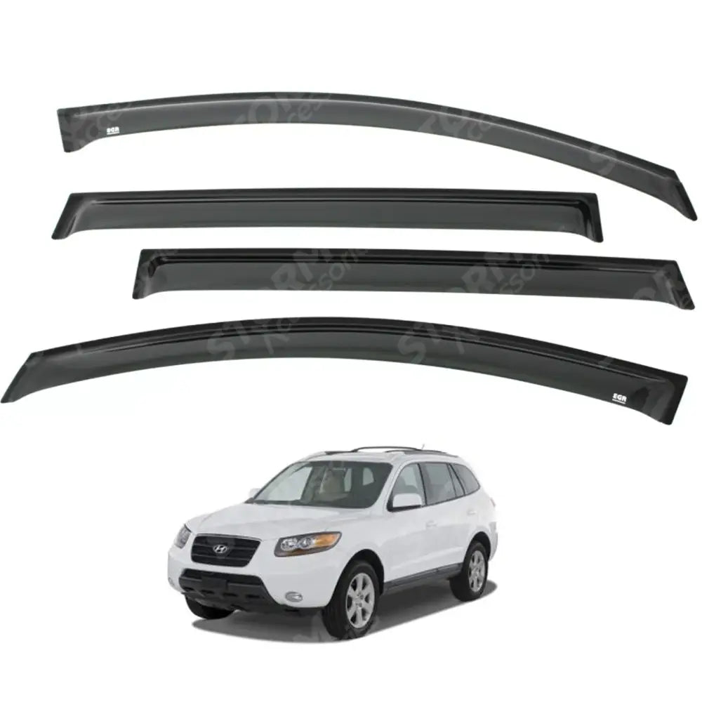 Hyundai Santa FE 2006-2012 EGR 4-PCS Wind Deflectors - External Fit