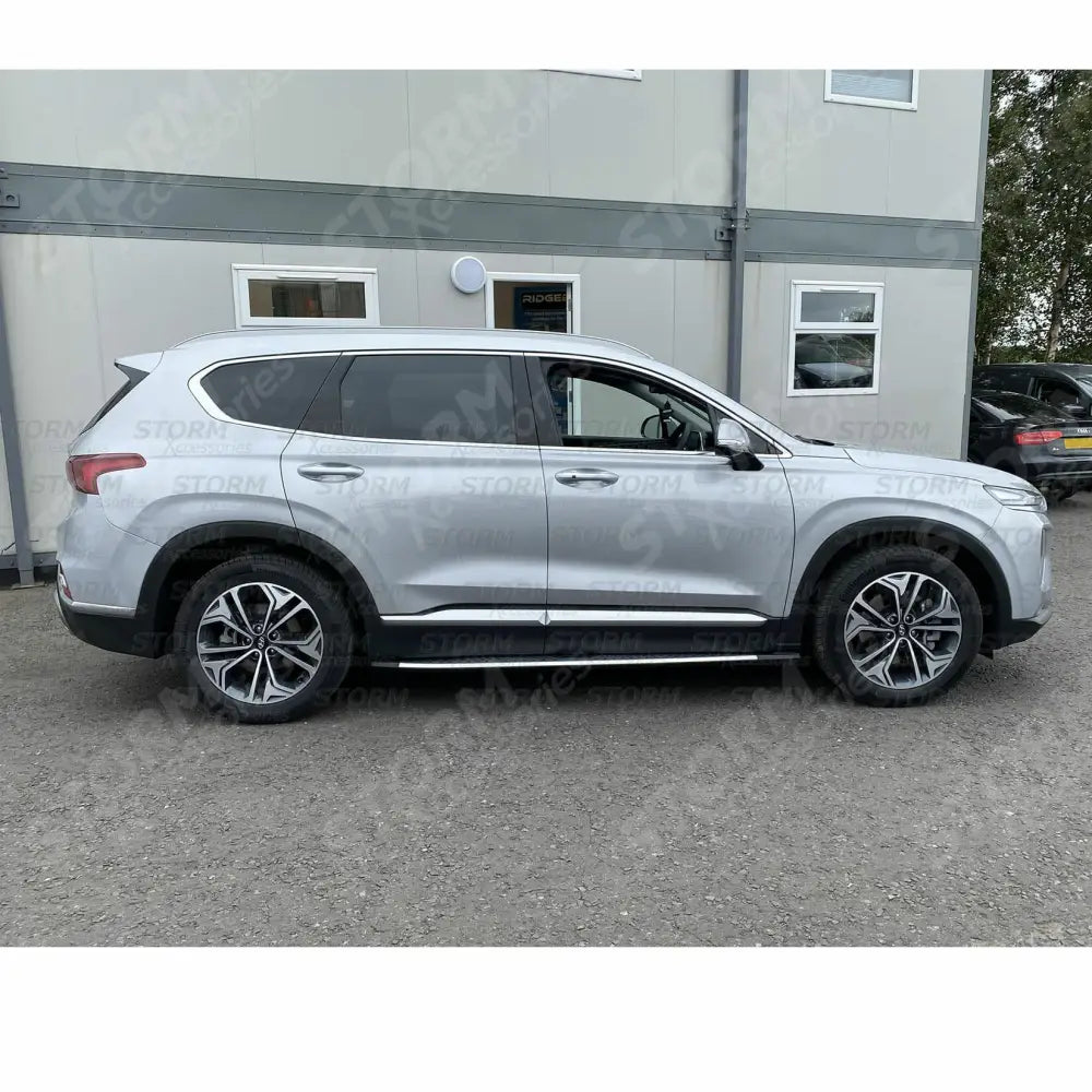 Hyundai Santa Fe 2019 On - Side Steps Running Boards - Pair