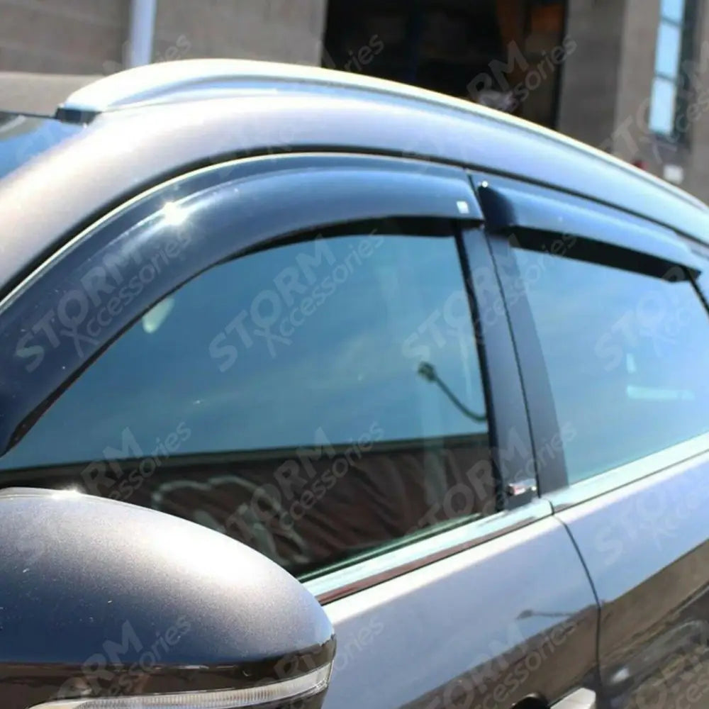 Hyundai Tucson 2016 On - Egr Quad Wind Deflectors - Dark Smoke