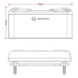 Van Master Atom Discreet R23 Reverse Light With Strobe