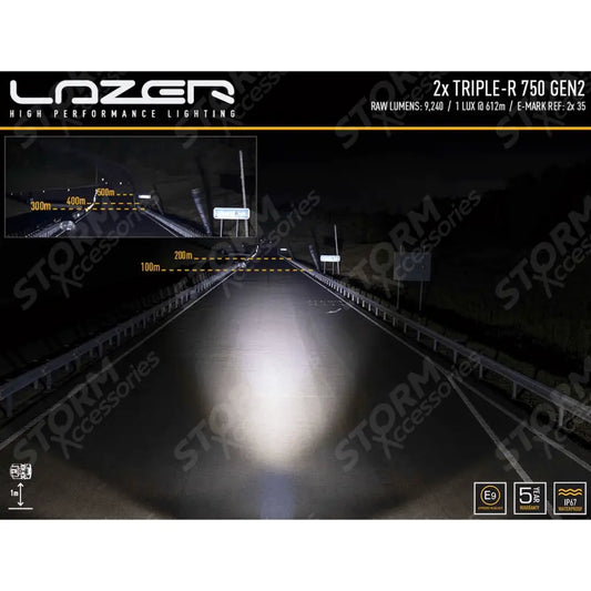 Ineos Grenadier 2022+ Lazer Grille Kit Triple- R 750