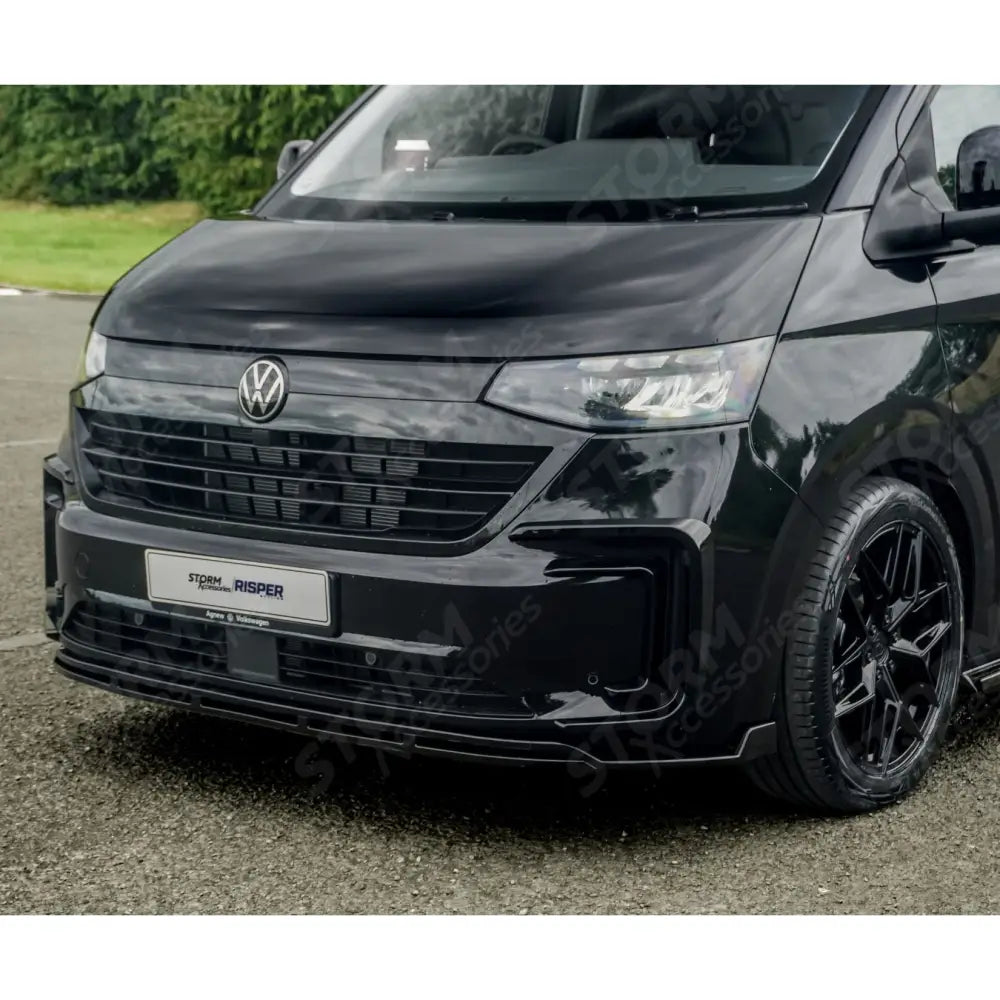 Inner Canard Loops In Gloss Black For Volkswagen Transporter T7 2025 on