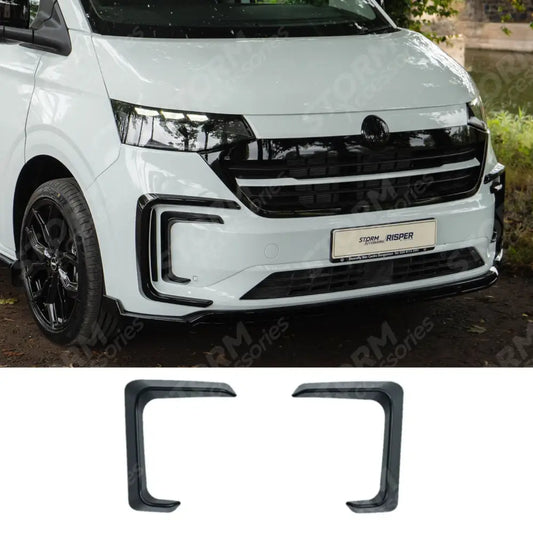 Inner Canard Loops In Gloss Black For Volkswagen Transporter T7 2025 on
