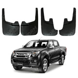 Isuzu D-max 2012-2017 Double Cab Mud Flaps - 4pcs Set