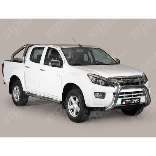 Isuzu D-max 2012-2020 Misutonida Eu Approved Front Bar - 76mm - Stainless Finish