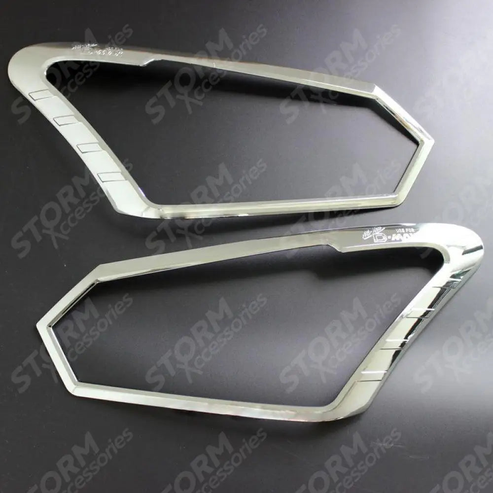 Isuzu D-max 2016-2018 Stx Head Light Guards In Chrome - Pair