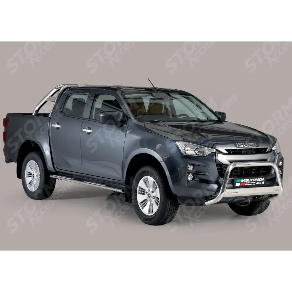 Isuzu D-max 2021 - 2024 Misutonida Eu Approved Front Bar - Stainless - 63mm