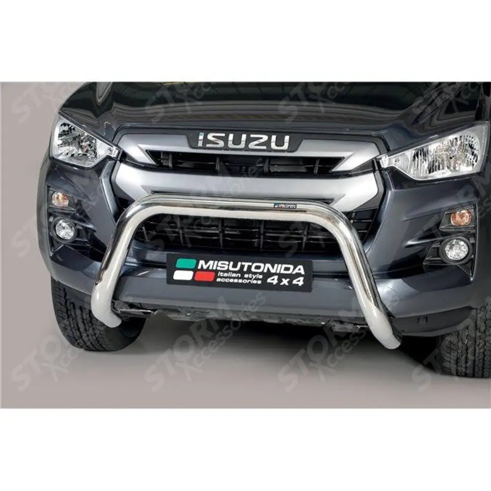 Isuzu D-max 2021 - 2024 Misutonida Eu Approved Front Bar - Stainless - 76mm