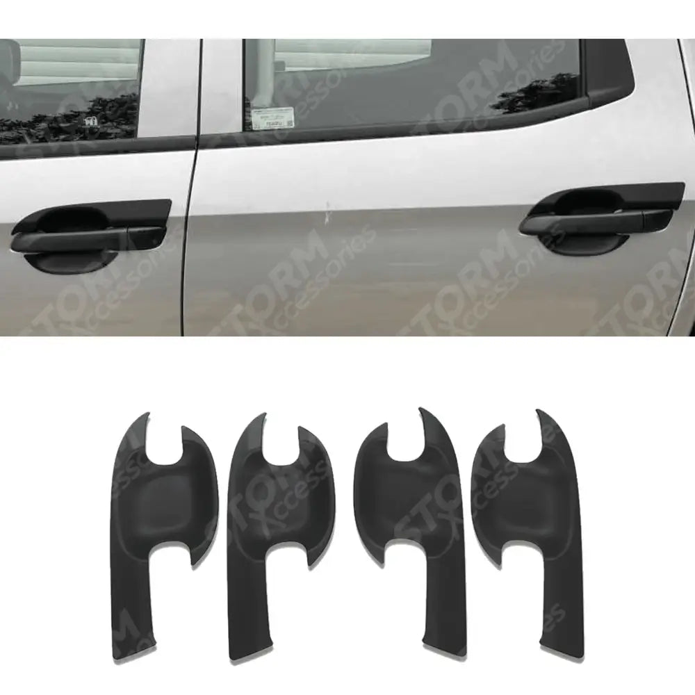Isuzu D-max 2021 On Stx Door Inserts - 4 Pc Set - In Black