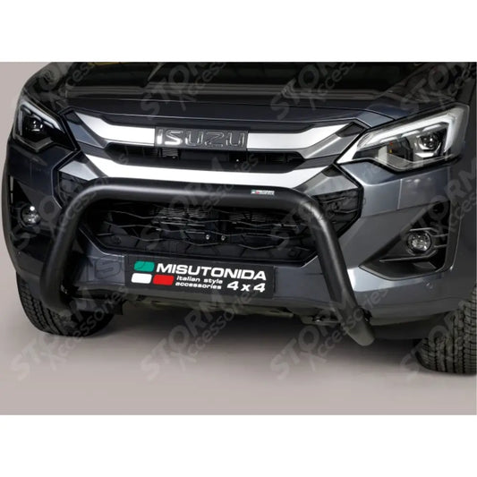 Isuzu D-Max 2024 On Misutonida EU Approved Front Bar In Black - 76MM