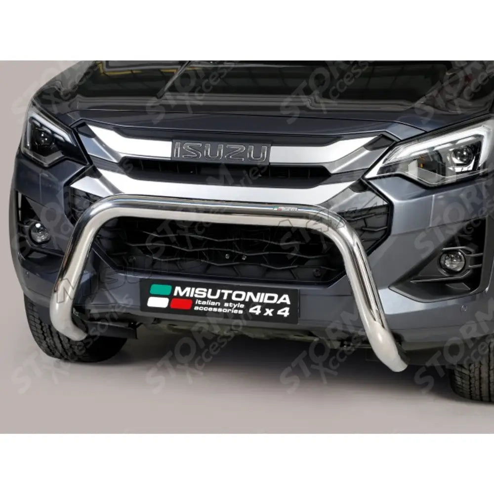 Isuzu D-Max 2024 On Misutonida EU Approved Stainless Steel Front Bar - 76MM