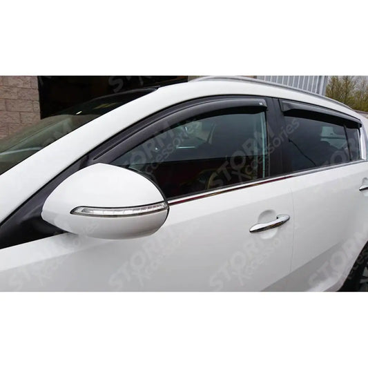 Ix35 Egr Quad Wind Deflectors External Fit For Hyundai 2010 - 2015