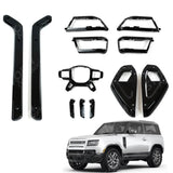 Land Rover Defender 2020-23 L663 90 110 130 Gloss Black Interior Styling Kit