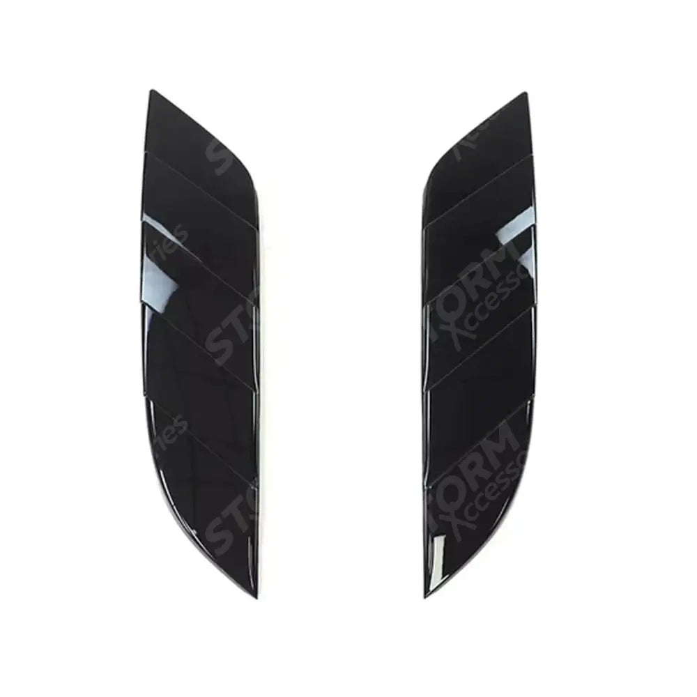 Land Rover Defender 90 / 110 / 130 L663 2020 - Bonnet Vent Covers - Gloss Black
