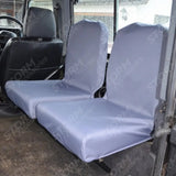 Land Rover Defender 90 110 - 1983-2007 Rear Set Of 2 Dicky Folding Seat Covers - Grey
