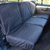 Land Rover Defender 90 110 - 1983-2007 Rear Single Seat Covers - Black