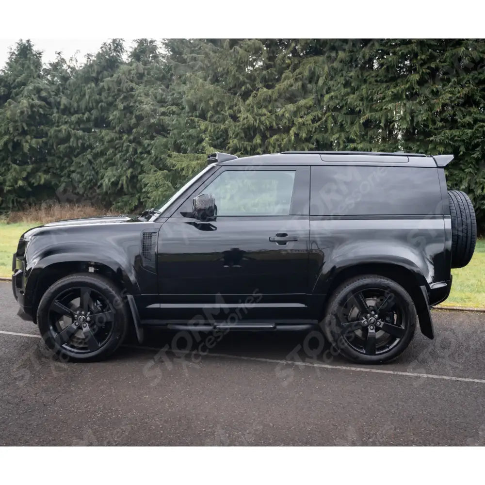 Land Rover Defender 90 L663 2020 On Oe Style Roof Rails - Pair - In Gloss Black