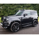 Land Rover Defender 90 L663 2020 On Oe Style Roof Rails - Pair - In Gloss Black
