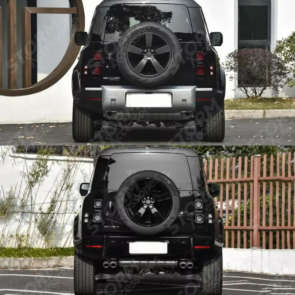 Land Rover Defender L663 110 // 90 2020 On - Full Exterior Front & Rear Black Pack 007