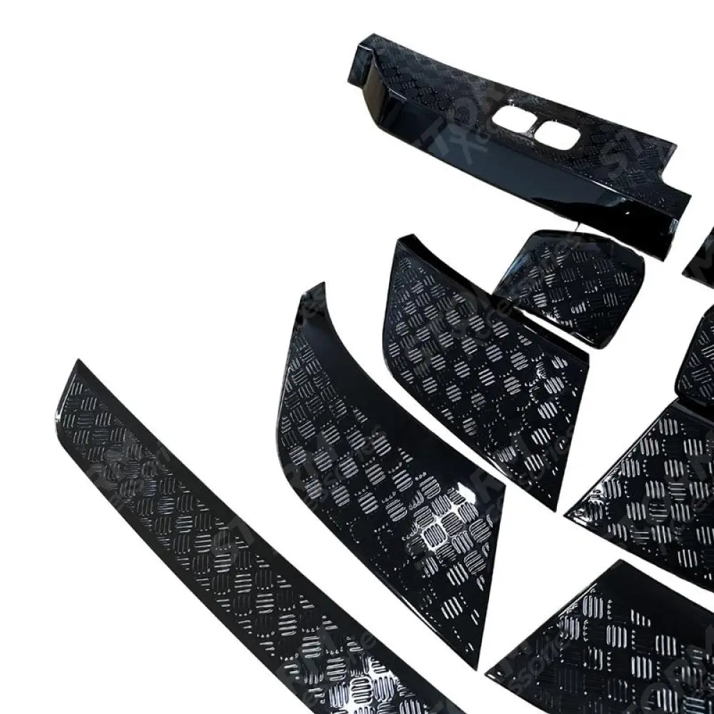 Land Rover Defender L663 2020 On Anti-Scratch Protective Trim Set - In Gloss Black
