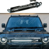 Land Rover Defender L663 2020 On Led Dynamic Front Grill - Gloss Black