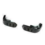 Land Rover Defender L663 90 / 110 / 130 2020 On - Front Bumper Lower Wide Body Canards In Gloss Black