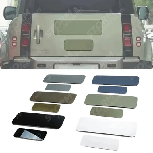 Land Rover Defender L663 90 /110 / 130 2020 On - Spare Wheel Cover Removal Plate - Colour Coded