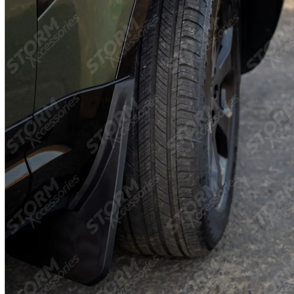 Land Rover Defender L663 90 & 110 2020 Oem Style Classic Mud Flaps - 4pcs - Black