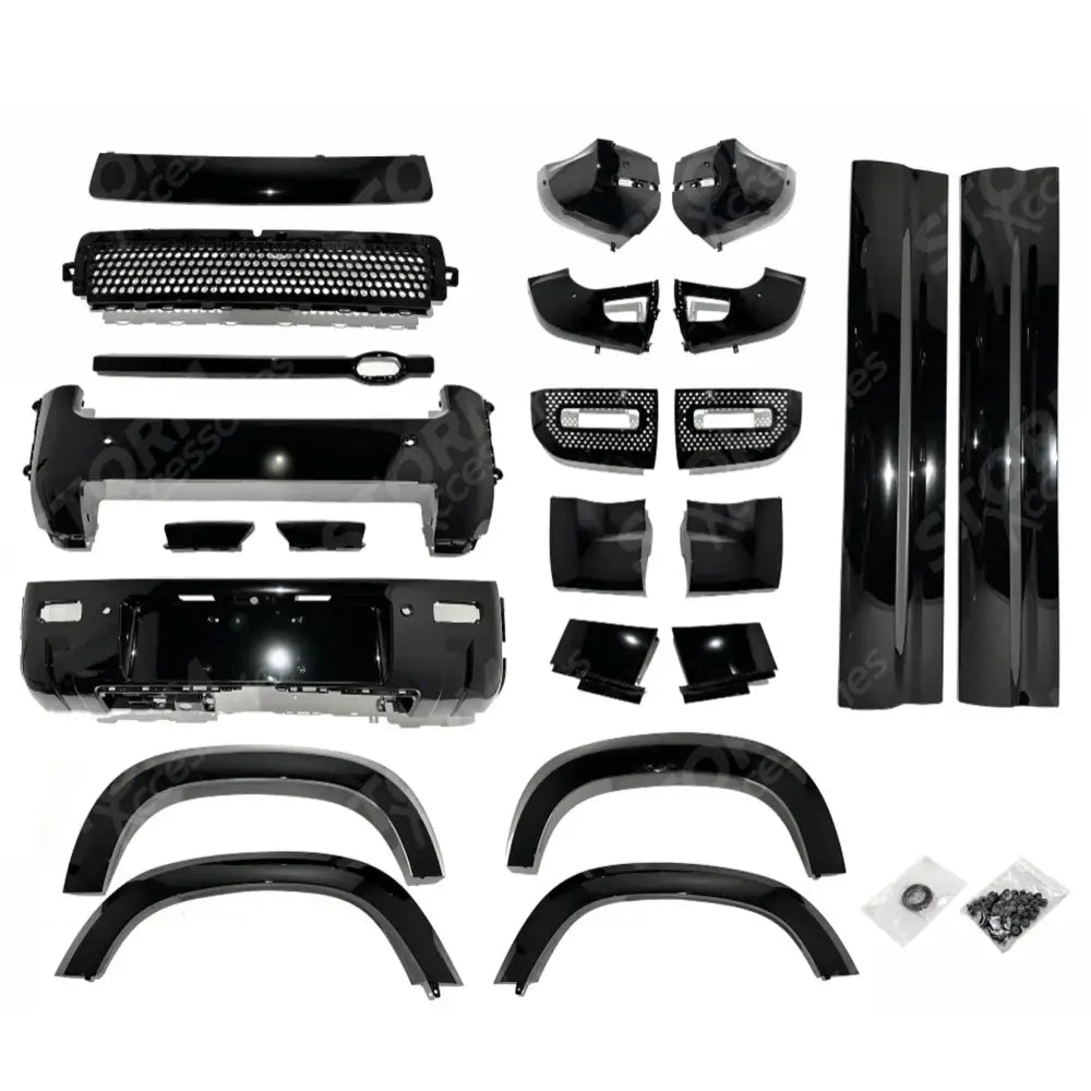 Land Rover Defender L663 90 Gloss Black Full Kit Upgrade