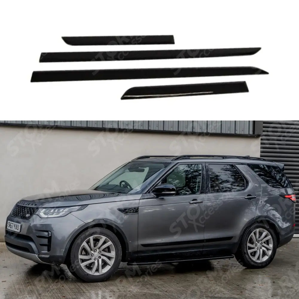 Land Rover Discovery 5 2017 On - Dynamic Door Mouldings Side Trim - Black